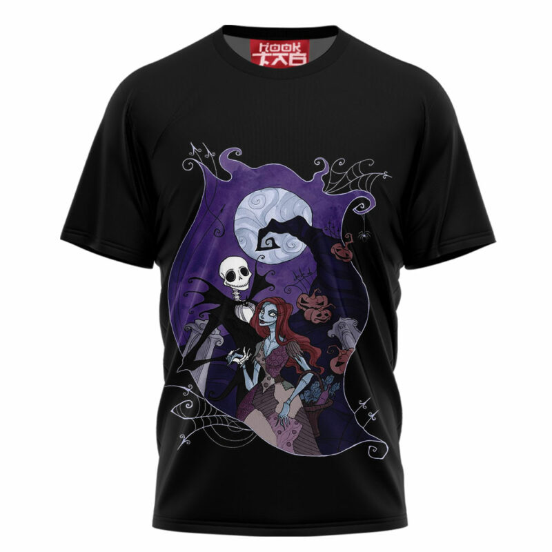 Jack Skellington & Sally T-shirt, The Nightmare Before Christmas T-shirt, Halloween T-shirt