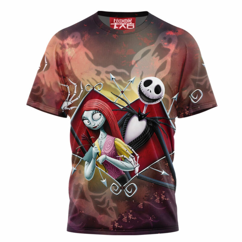 Jack Skellington & Sally T-shirt, The Nightmare Before Christmas T-shirt, Halloween T-shirt