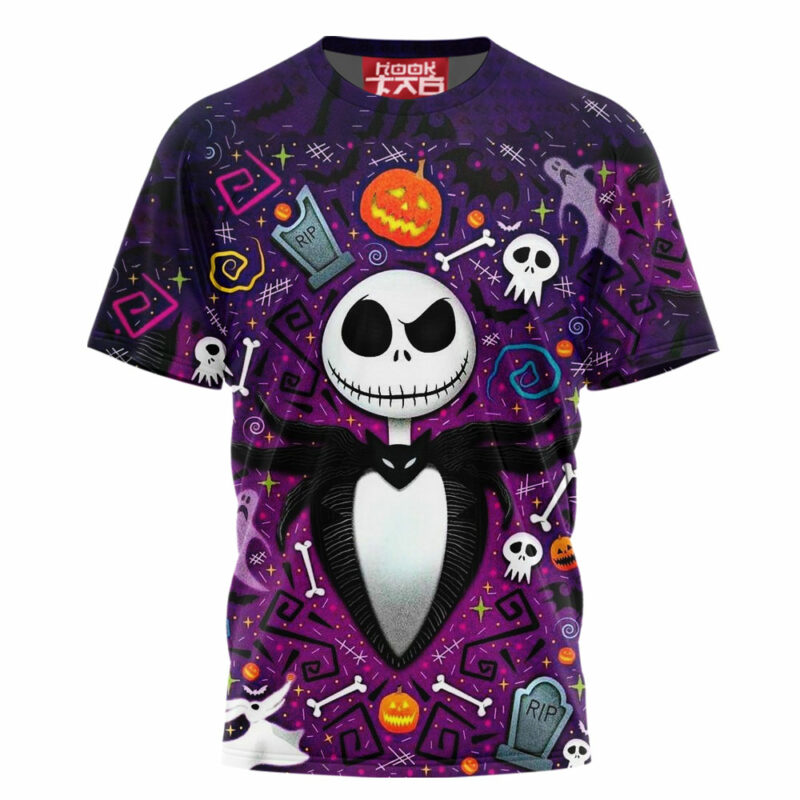 Jack Skellington T-shirt, The Nightmare Before Christmas T-shirt, Halloween T-shirt