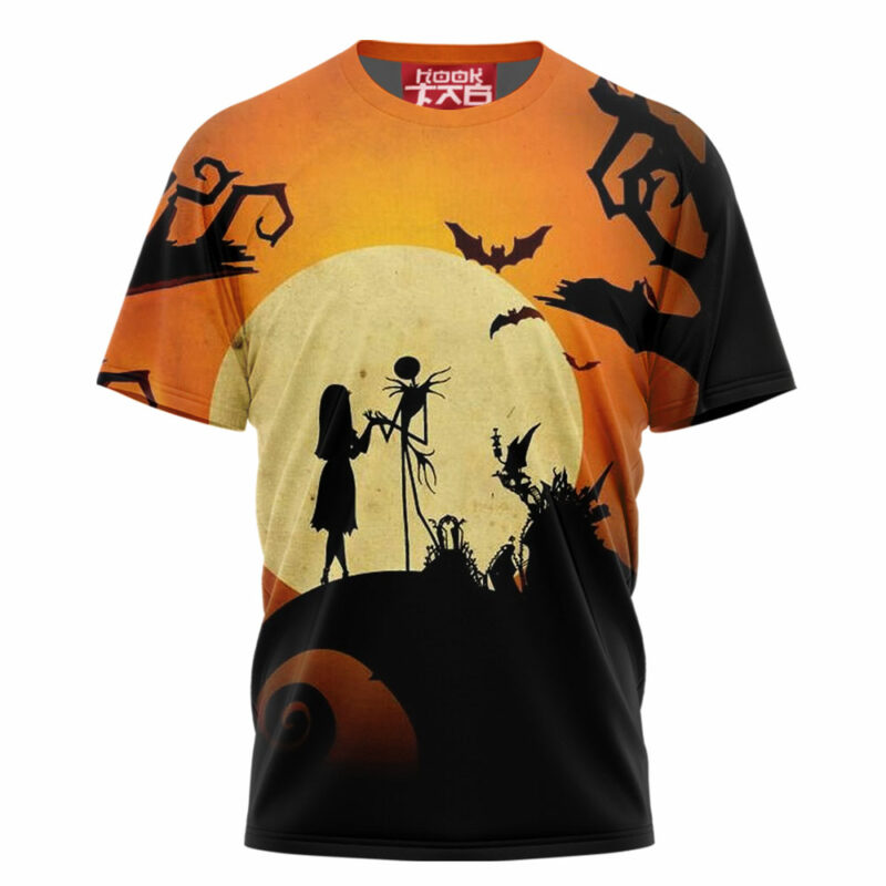 Jack Skellington & Sally T-shirt, The Nightmare Before Christmas T-shirt, Halloween T-shirt