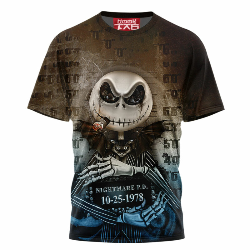 Jack Skellington T-shirt, The Nightmare Before Christmas T-shirt, Halloween T-shirt