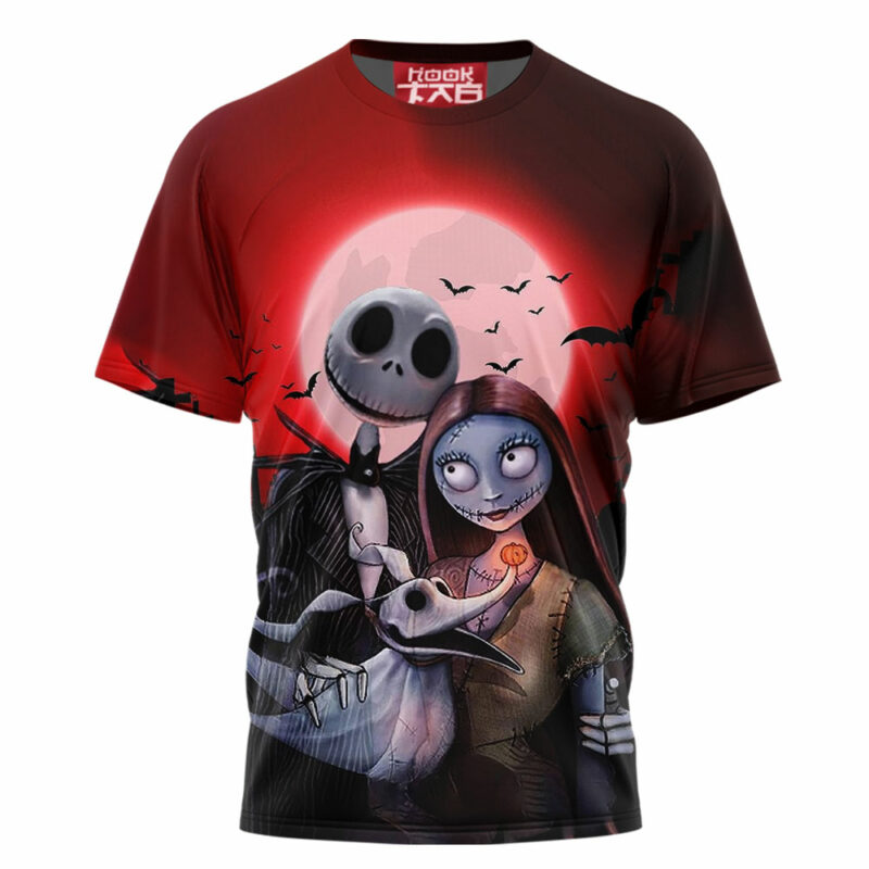 Jack Skellington & Sally T-shirt, The Nightmare Before Christmas T-shirt, Halloween T-shirt