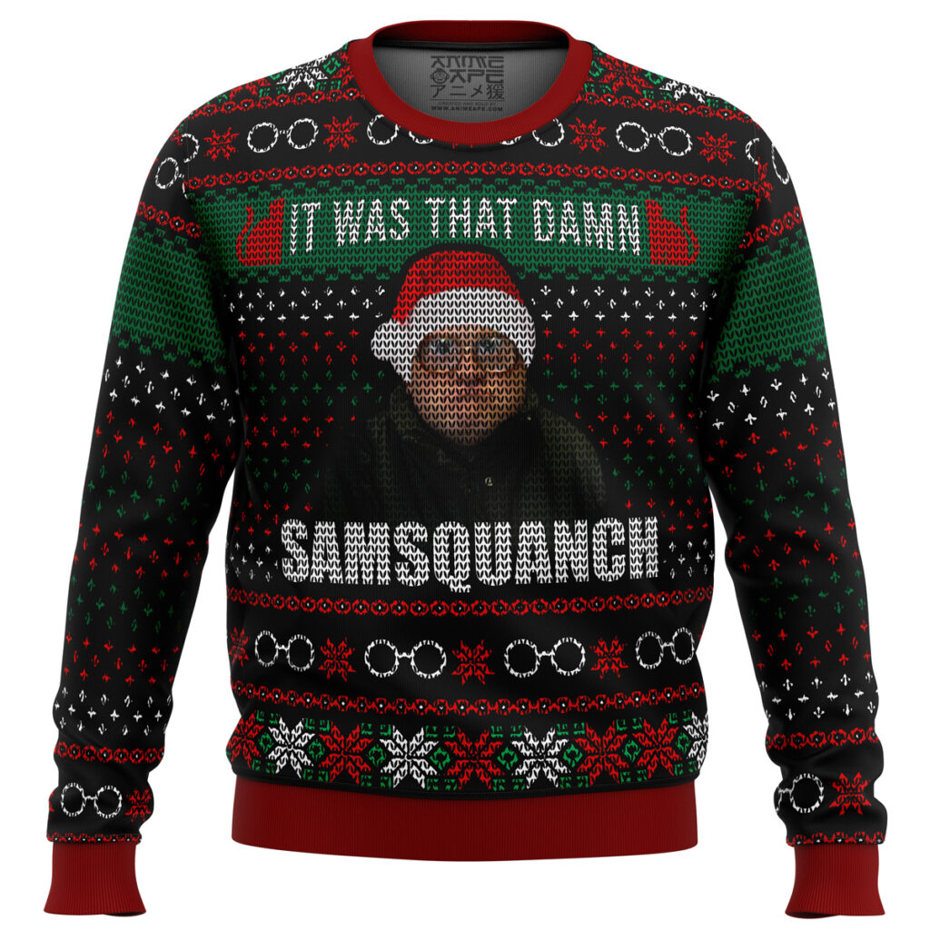 Trailer Park Boys Samsquanch Ugly Christmas Sweater