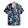 Tropical Border Collie Hawaiian Shirt Summer Vibe