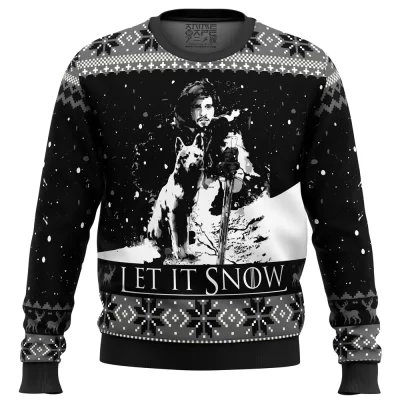 Let It Snow Game of Thrones Ugly Christmas Sweater