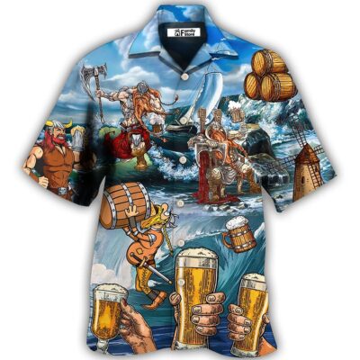 Viking Beer Style I Love It And I Drink It Hawaiian Shirt