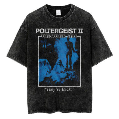 Vintage They're Back Carol Anne Freeling Poster T-shirt, Poltergeist T-Shirt, Halloween T-shirt