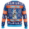 Warm Hugs Frozen Ugly Christmas Sweater