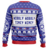 Wibbly Wobbly Doctor Who Ugly Christmas Sweater