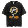 Womens Halloween Pumpkin Patch T-Shirt, Betty Boop T-Shirt, Halloween T-shirt