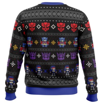 Xmas in Disguise Transformers Ugly Christmas Sweater