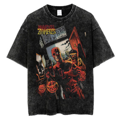 Zombies Halloween T-shirt, Marvel Comics T-Shirt , Halloween T-shirt