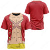 One Piece Luffy T-shirt, Anime T-Shirt