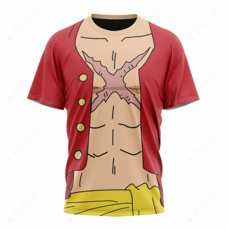 One Piece Luffy T-shirt, Anime T-Shirt