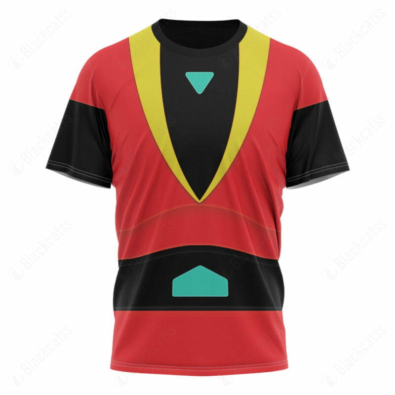 UFO Robot Grendizer Force Five Tetsuya Tsurugi T-shirt, Anime T-Shirt