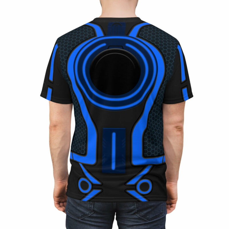 Tron Legacy Blue Tron Cosplay Costume, Costume T-shirt