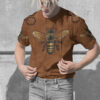 Bee Sunflowers 3D T-Shirt