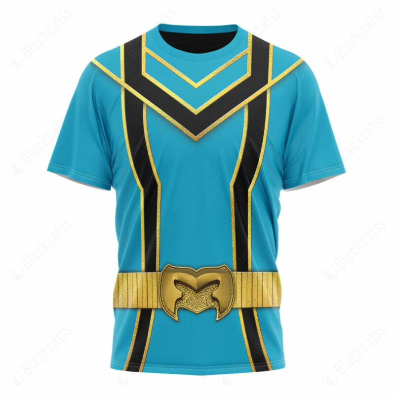 Blue Power Rangers Mystic Force T-shirt ,Power Rangers T-shirt