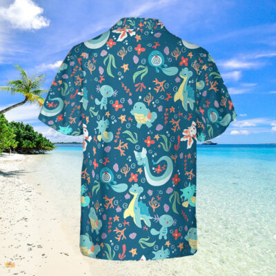 Water Pokemon Pattern - Hawaiian Shirt