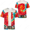 Christmas Santa Claus Tie Dye T-Shirt