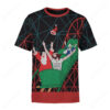 Christmas Ugly Santa And Jesus Jumper T-Shirt