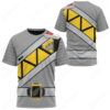 Dino Charge Power Rangers Graphite Ranger T-shirt ,Power Rangers T-shirt