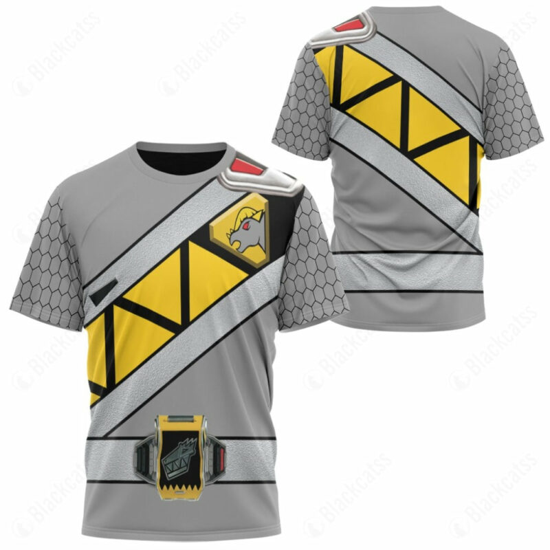 Dino Charge Power Rangers Graphite Ranger T-shirt ,Power Rangers T-shirt