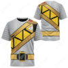 Dino Charge Power Rangers Silver Ranger T-shirt ,Power Rangers T-shirt