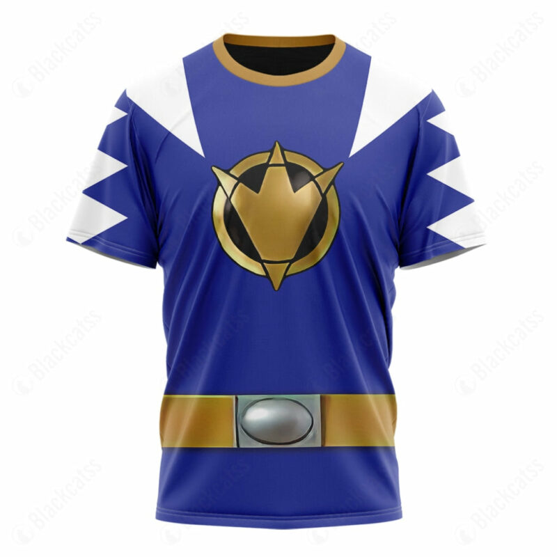 Dino Thunder Blue T-shirt ,Power Rangers T-shirt