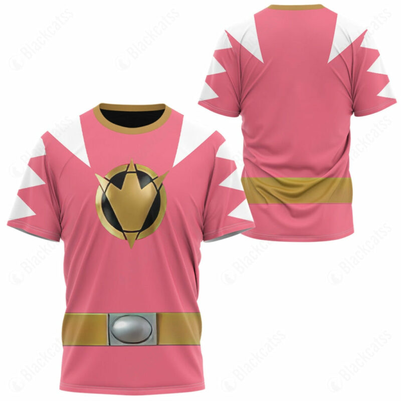 Dino Thunder Pink T-shirt ,Power Rangers T-shirt