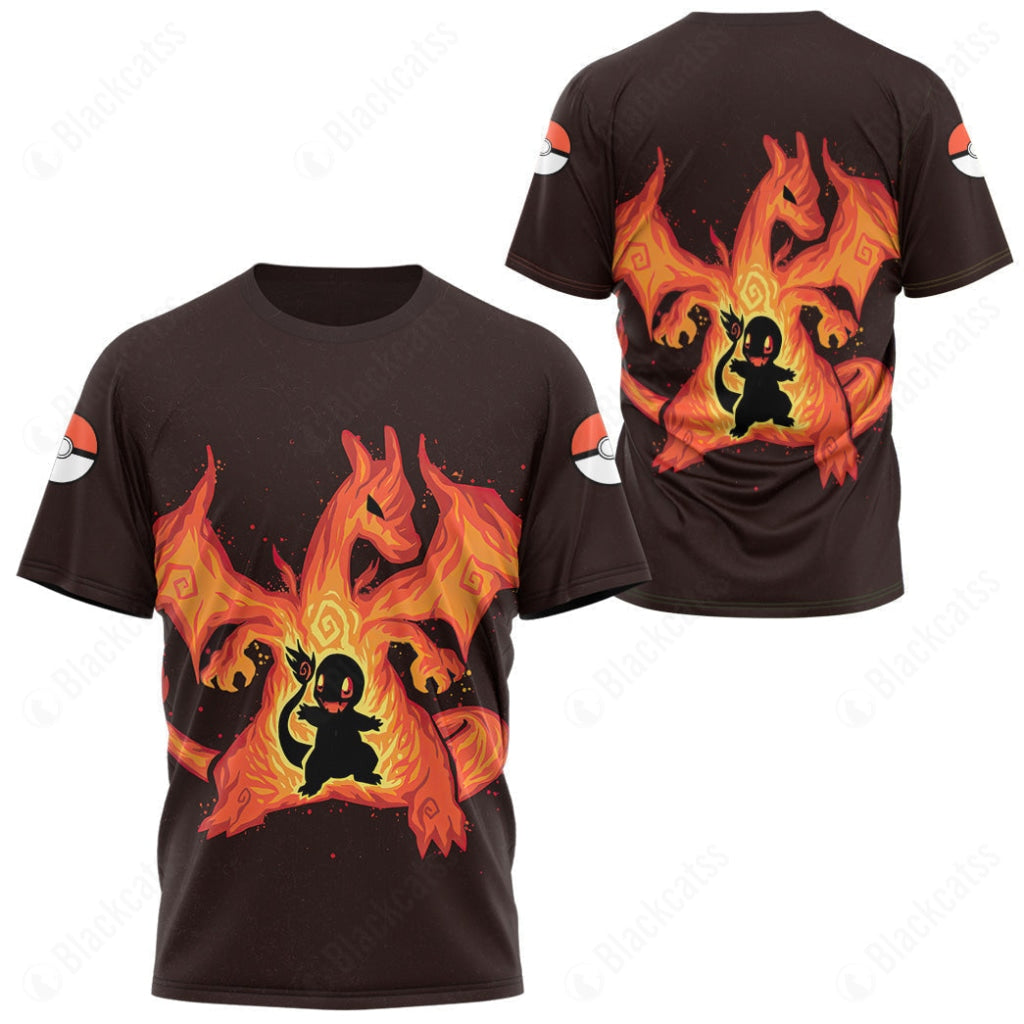 Evolve Charmander within Charizard T-Shirt