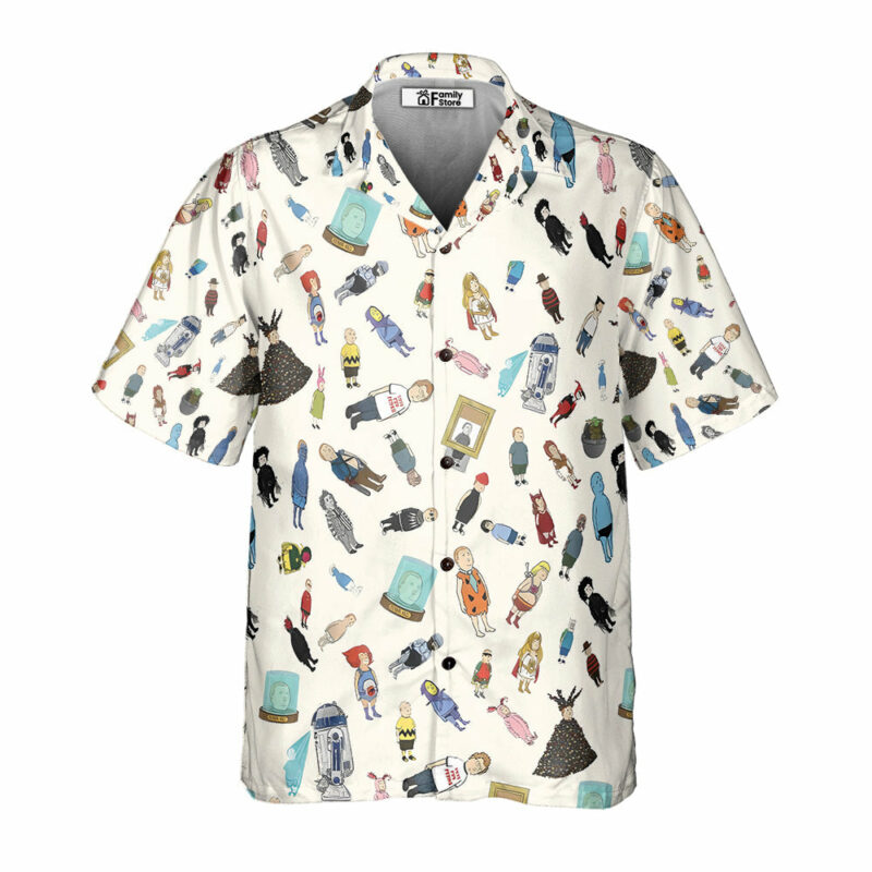 Bobby Hill King Of The Hill Pattern Hawaiian Shirt