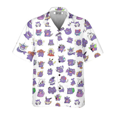 Gengar Pokemon - Hawaiian Shirt