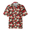 Vintage Skull Casual Turn-Down Collar Hawaiian Shirt