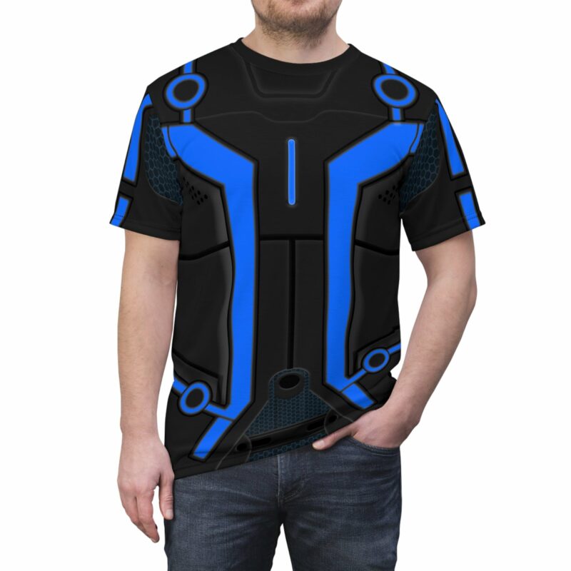 Blue Tron T-shirt, Tron Legacy Costume, Halloween Costume