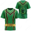 Green Power Rangers Mystic Force T-shirt ,Power Rangers T-shirt