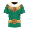 Green Power Rangers Zeo T-shirt ,Power Rangers T-shirt