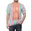 Ryan Malibu Striped Pink And Green Mint Doll Movie T-shirt