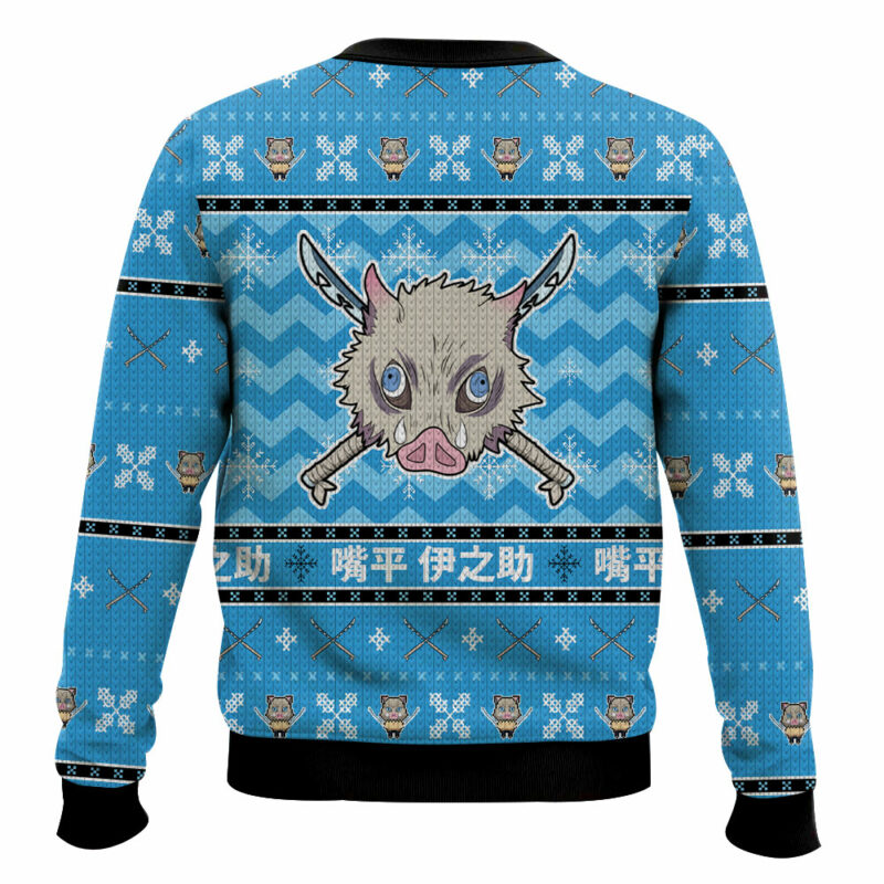 Inosuke Demon Slayer Ugly Christmas Sweater