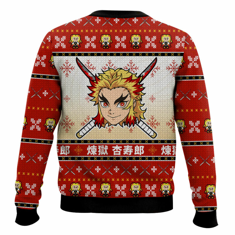 Rengoku Demon Slayer Ugly Christmas Sweater