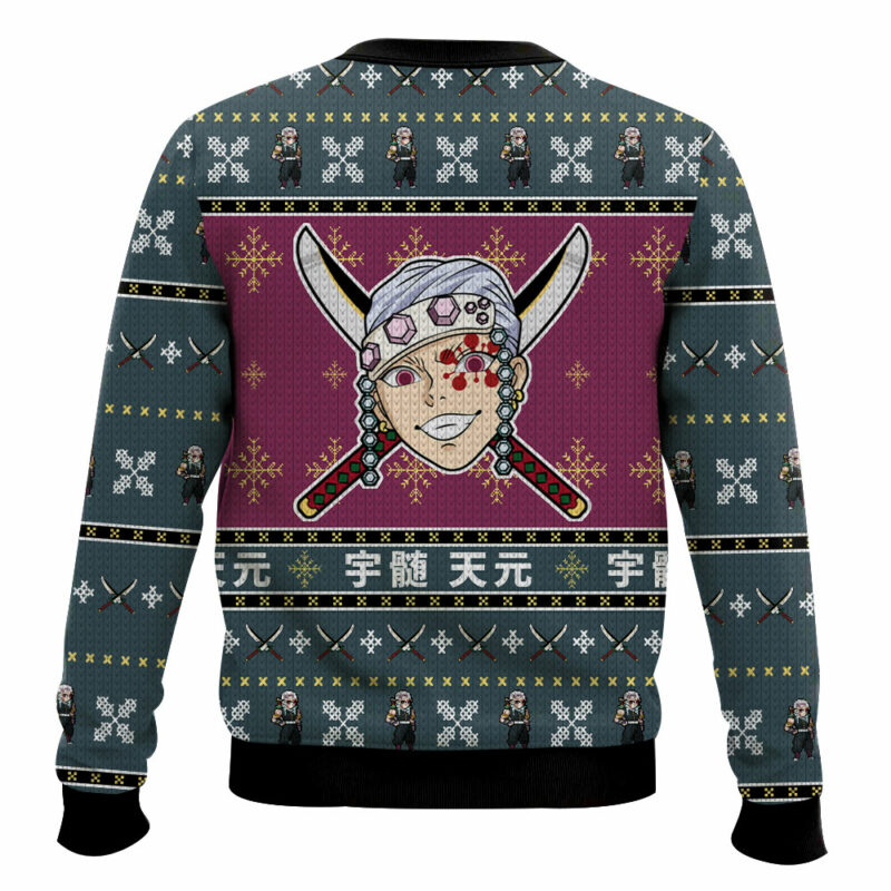 Tengen Uzui Demon Slayer Ugly Christmas Sweater