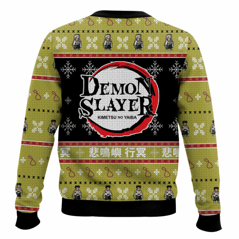 Gyomei Demon Slayer Ugly Christmas Sweater