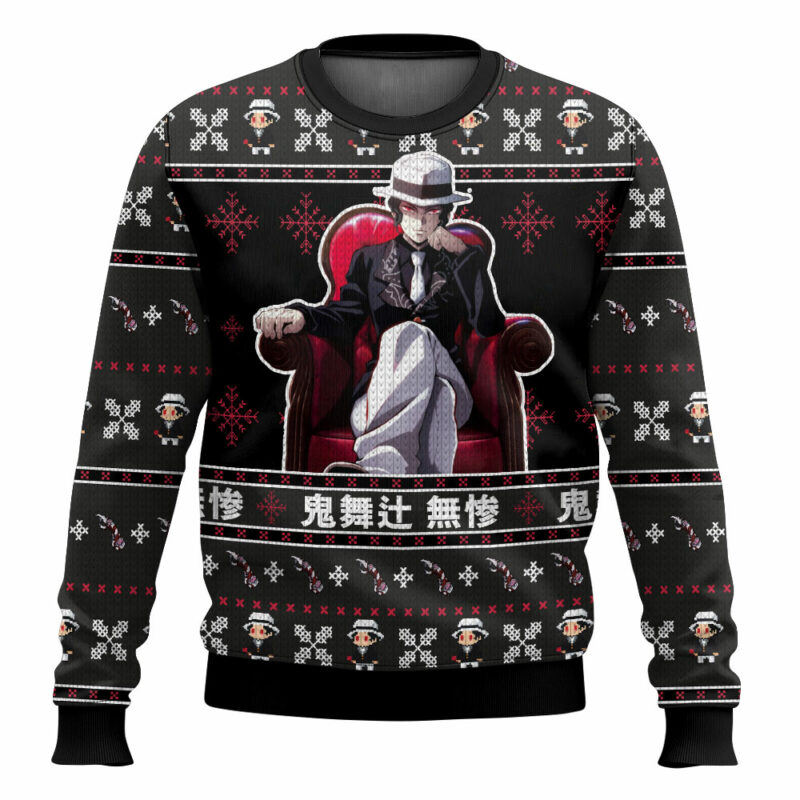 Muzan Demon Slayer Ugly Christmas Sweater