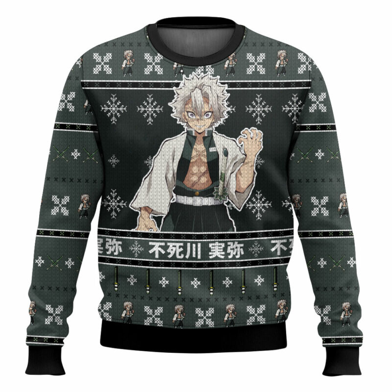 Sanemi Demon Slayer Ugly Christmas Sweater