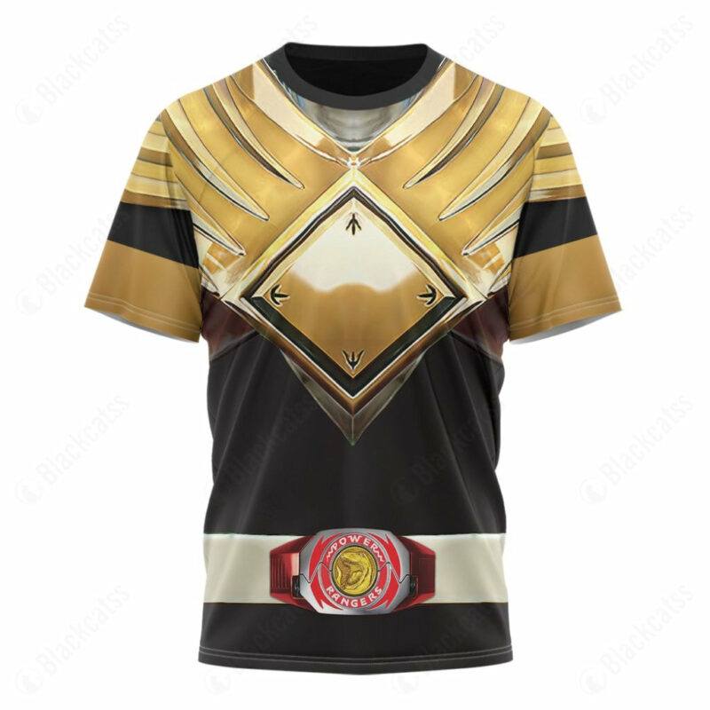 Mighty Morphin Black T-shirt ,Power Rangers T-shirt