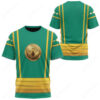 Mighty Morphin Power Rangers T-shirt, Ninja Rangers Green Dragon T-shirt, Power Rangers T-shirt