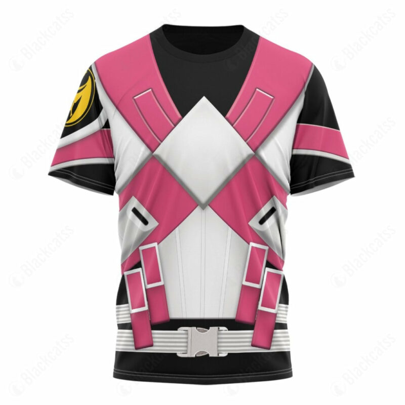 Mighty Morphin Power Rangers Sentry Pink Pterodactyl T-shirt ,Power Rangers T-shirt