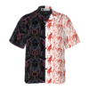 Gothic Halloween Blood, Satanic Bat And Spider Goth - Hawaiian Shirt