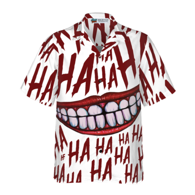 Scary Halloween Clown Smile - Gift For Men And Women - Hawaiian Shirt