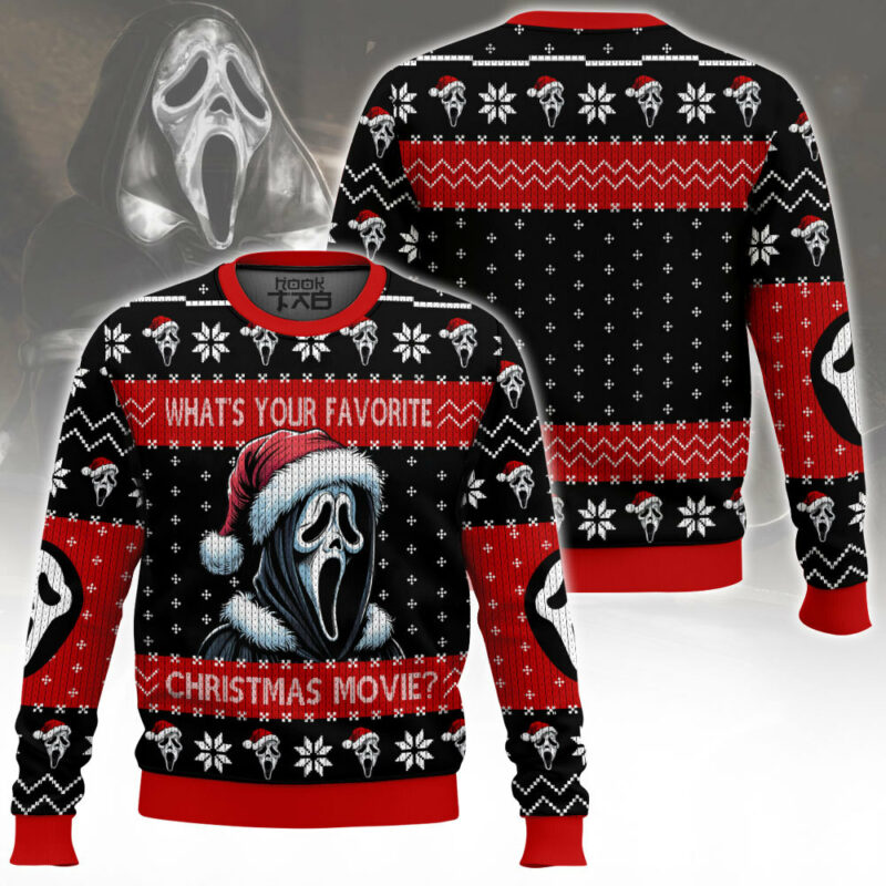 Ghostface Ugly Sweater